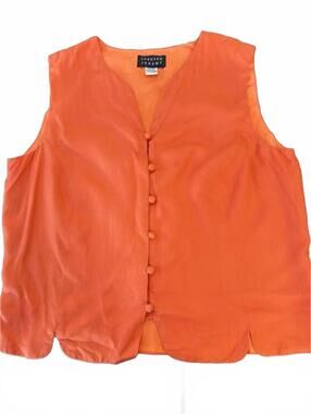 Spenser Jeremy Silk Button Front Blouse L